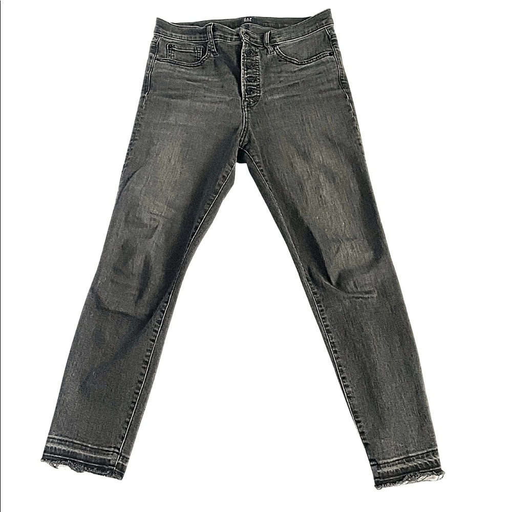 GAP raw hem skinny jeans